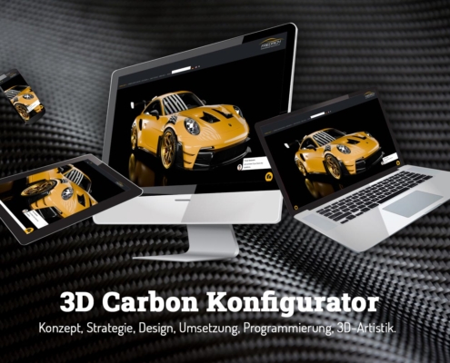 3D-Fahrzeug-Konfigurator-Carbon für Friedrich Performance Manufaktur