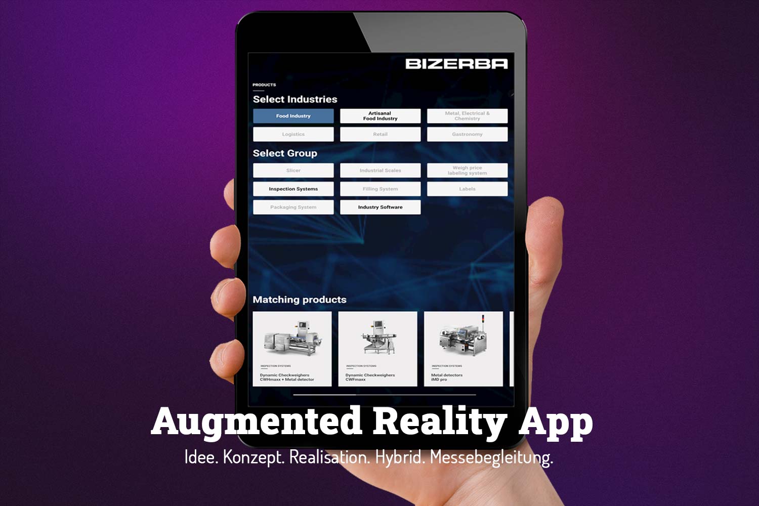 Augmented Reality App für den Maschinenbau