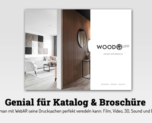 Webar in Katalog und Broschüre