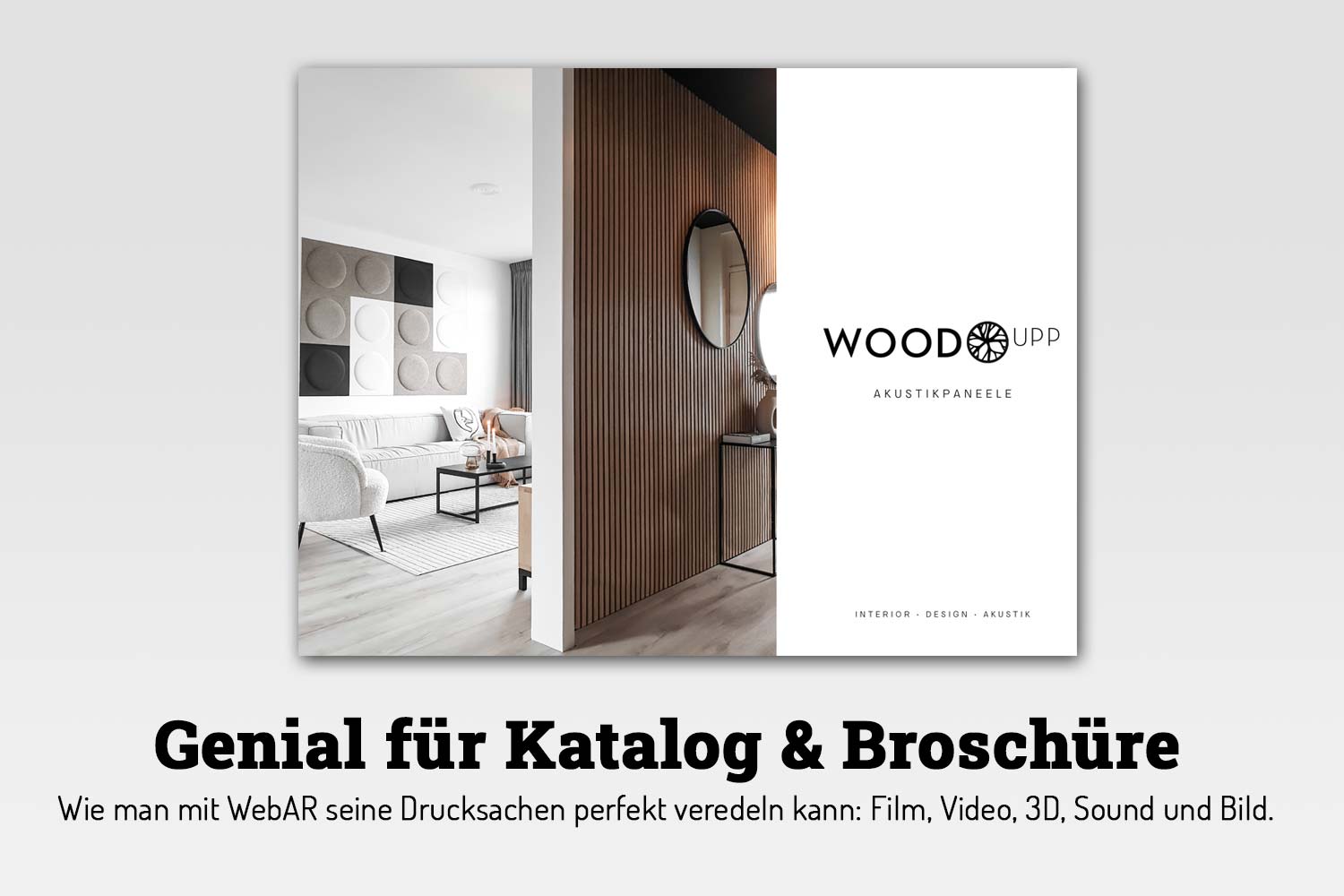 Webar in Katalog und Broschüre Webar in Katalog und Broschüre