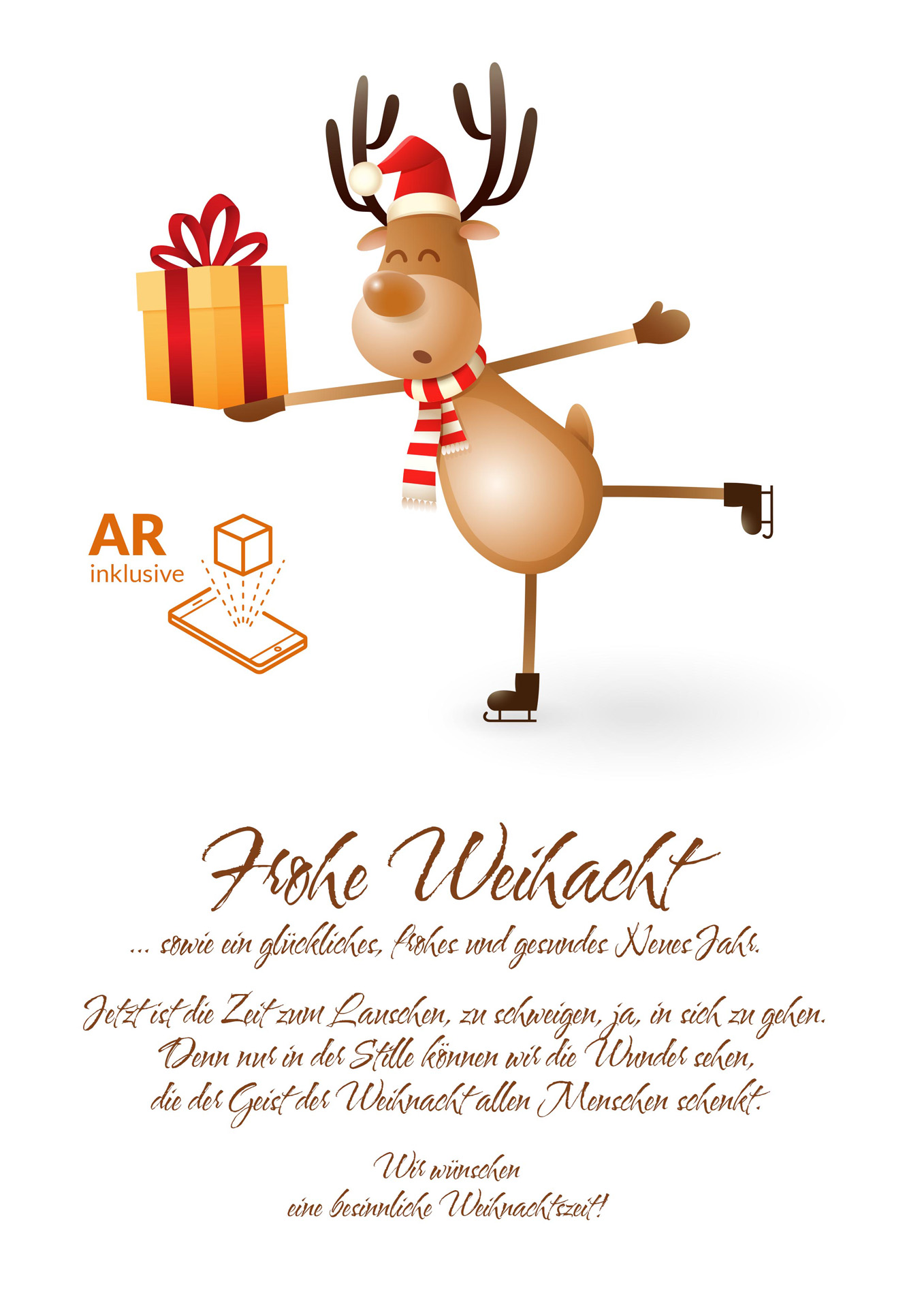 Augmented Reality Shop, Motiv 2023_003_2023_003_weihnachts-elch-e-card-web