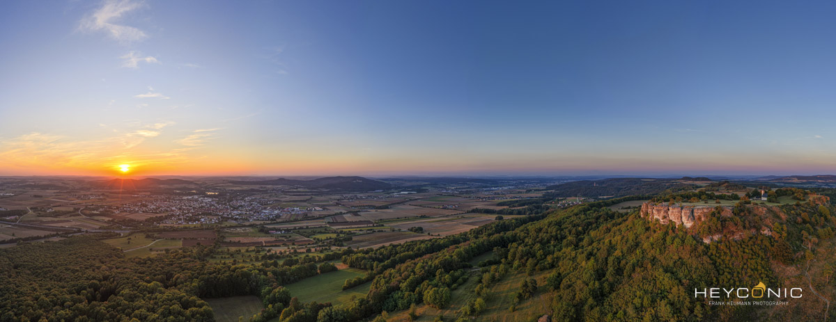 Der Staffelberg, gesehen durch die Drohne von Frank Heumann