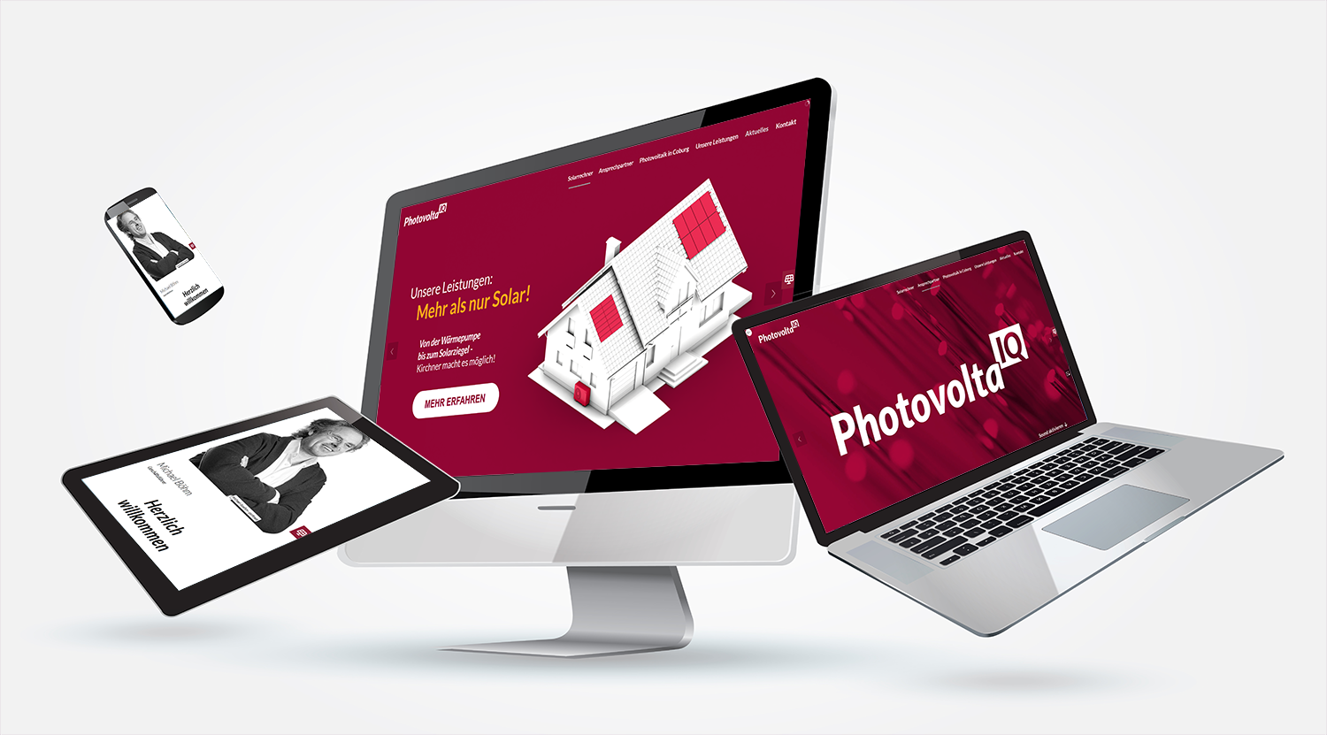 Corporate Design plus Webdesign in der Werbeagentur und Augmented Reality Agentur Logan Five