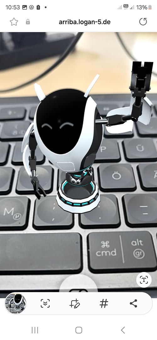 Avatar auf Messe