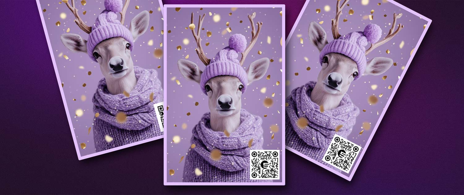 Außergewöhnliche Weihnachtskarten von Logan Five, mit Augmented Reality