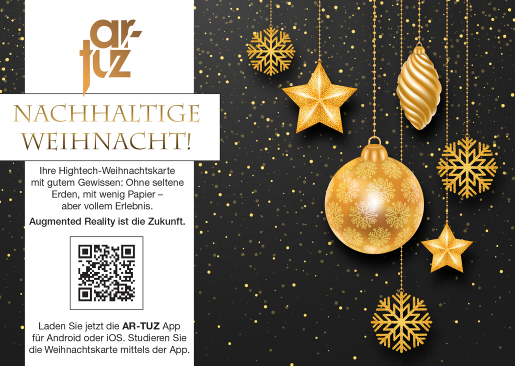 Digitale Weihnachtskarte Unternehmen Genial einfach und immersiv!