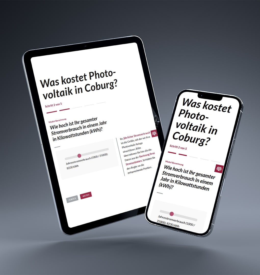 Lösungen von Logan Five - PV-Rechner für Kirchner Photovoltaik