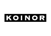 schwarzes Logo von Koinor