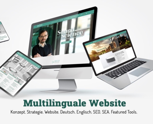 Multilinguale Website für Seco Sensor, von Logan Five