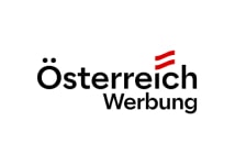 schwarzes Logo von Österreich Werbung