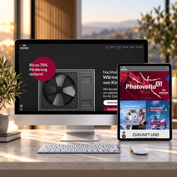 Website der Kirchner Elektrotechnik GmbH aus Coburg.