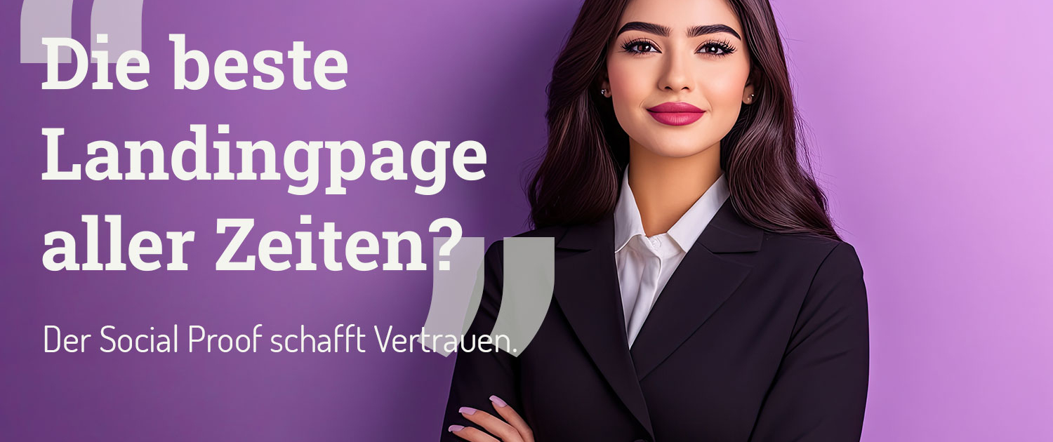 Social Proof für die allerbeste Landingpage?