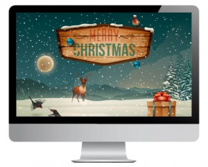 AR-Weihnachtskarte