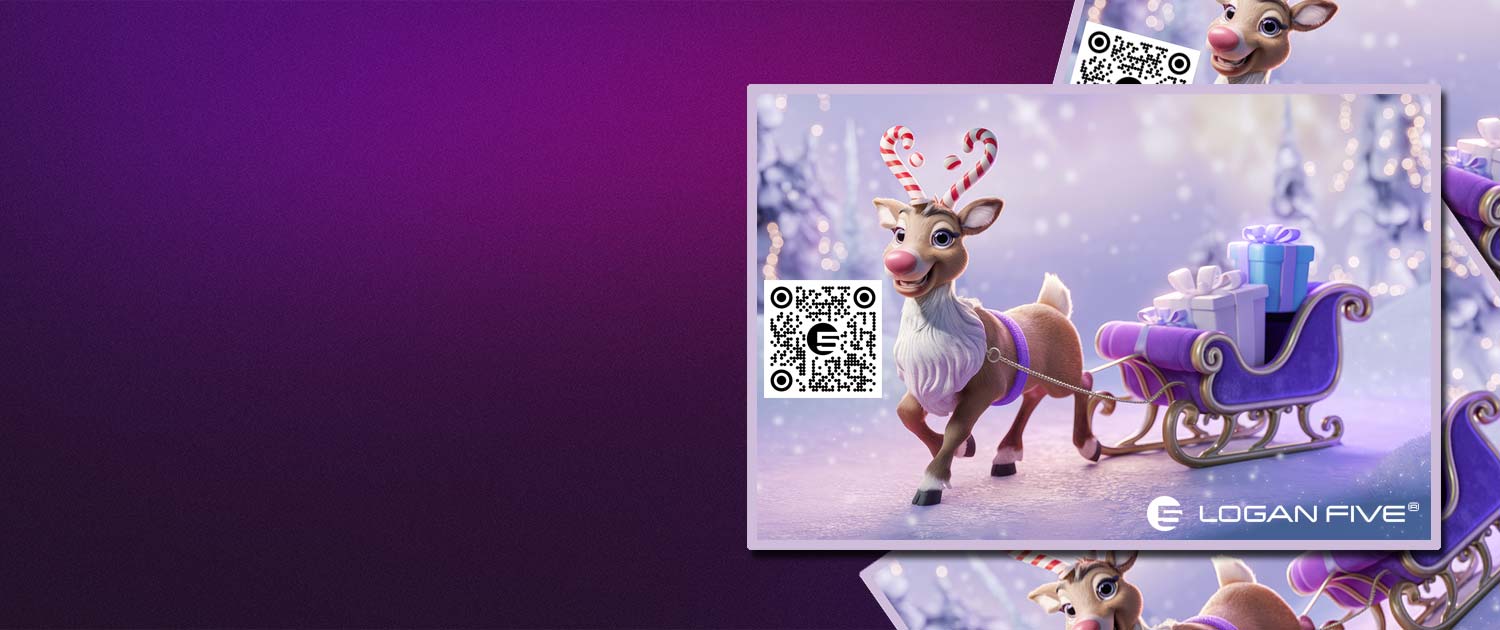 Außergewöhnliche Weihnachtskarten von Logan Five, mit Augmented Reality