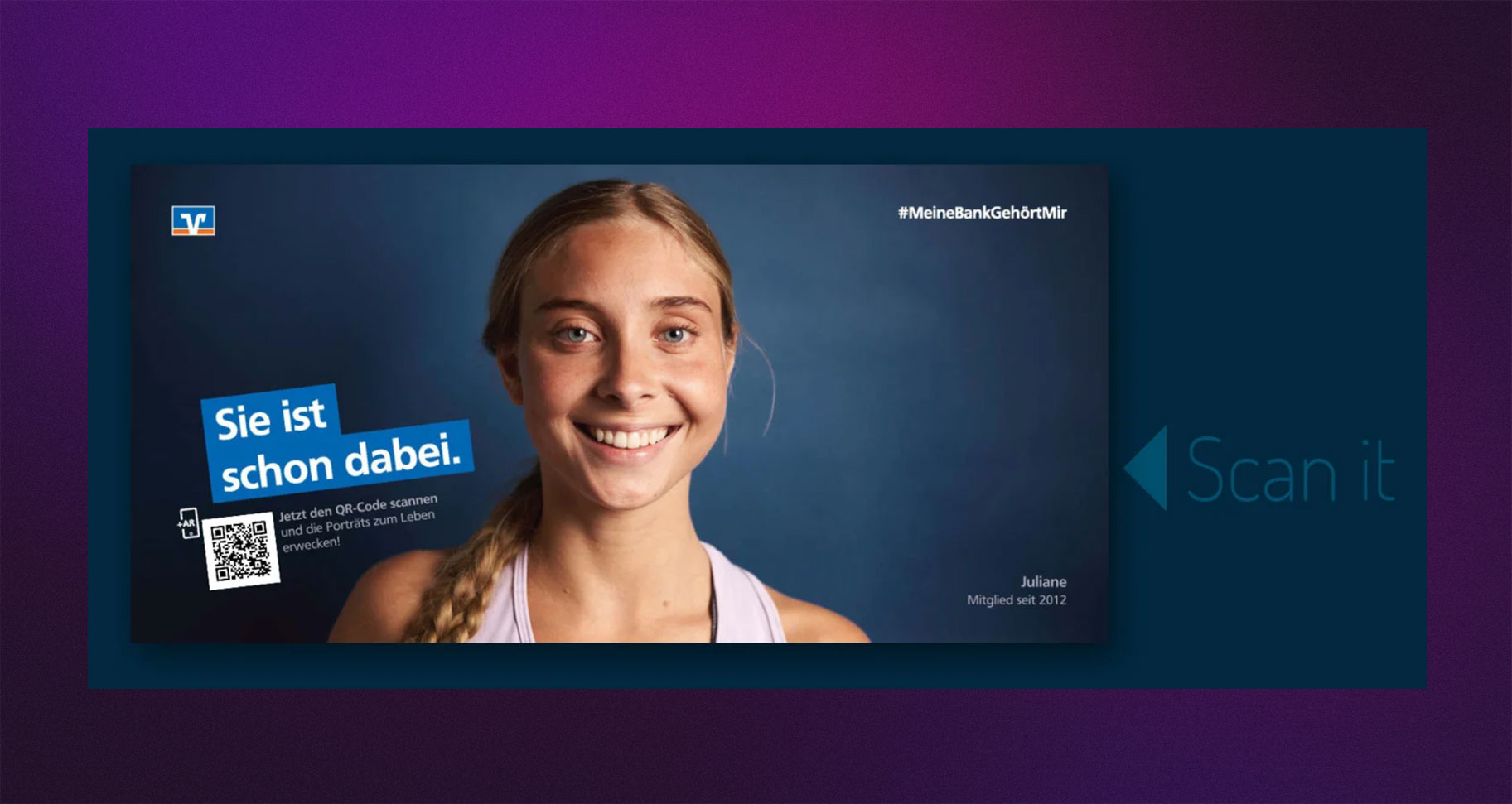 WebAR ist ein Teil der XR-Technologie-Familie. Probieren Sie diese Karte aus!