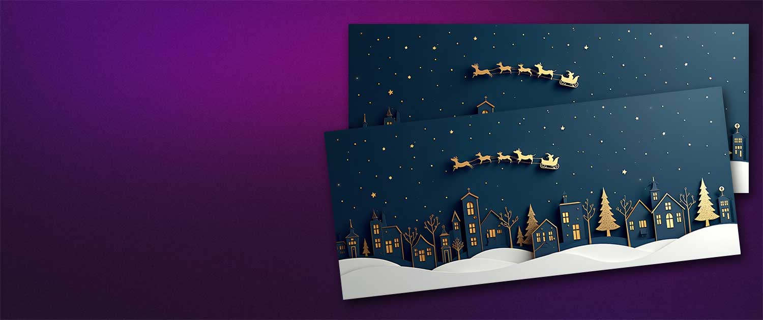 Weihnachtskarte, digitale Weihnachtskarte, interaktiv